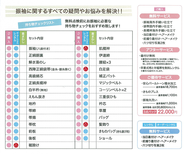 振袖なんでも相談会 疑問 お悩み 解決